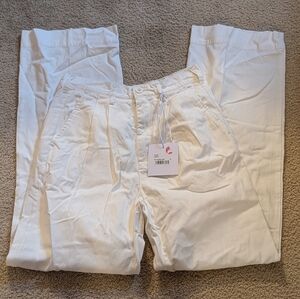 New With Tags Pistola Alabaster Ellery Trouser Pants White Size 26